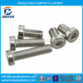 DIN7984 304 stainless steel hexagon socket head cap screw with low head